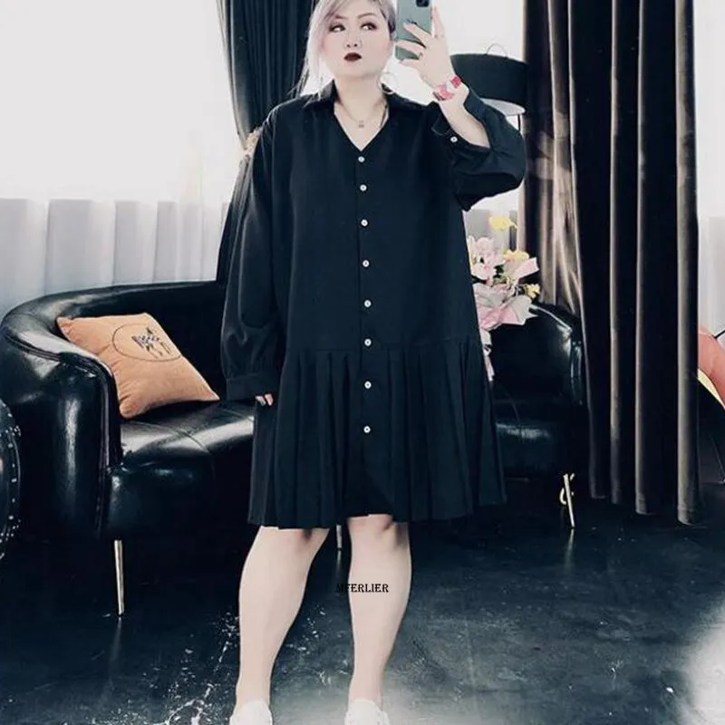 Женское платье-рубашка средней длины, с V-образным вырезом и длинным рукавом
Женское платье-рубашка средней длины, с V-образным вырезом и длинным рукавом