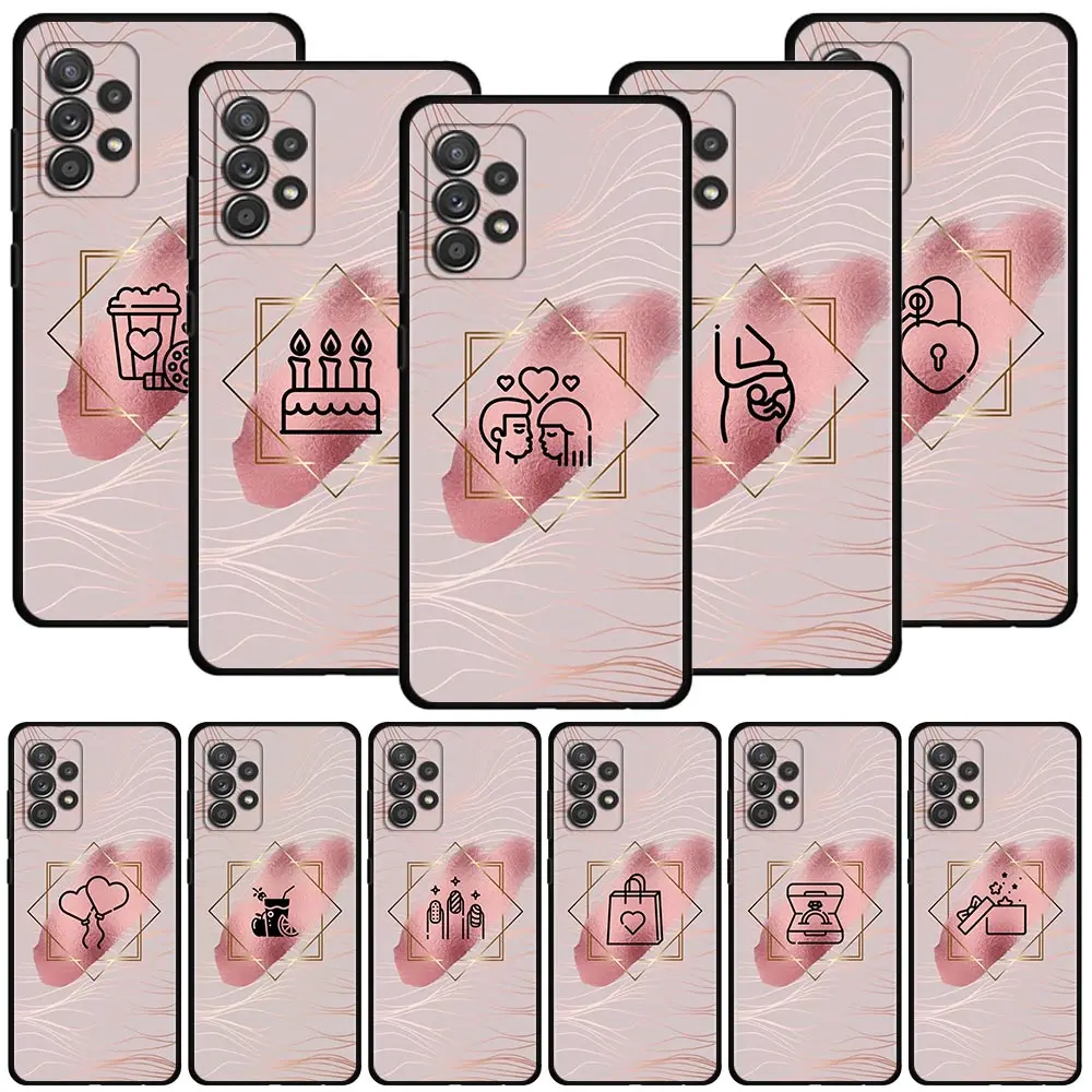 Girl Rose Gold Pink Princess Phone Case For Samsung Galaxy A12 A51 A71 A31 A13 A11 A01 A72 A52 A32 A22 A52s A21s A02s A02 Cover
Girl Rose Gold Pink Princess Phone Case For Samsung Galaxy A12 A51 A71 A31 A13 A11 A01 A72 A52 A32 A22 A52s A21s A02s A02 Cover