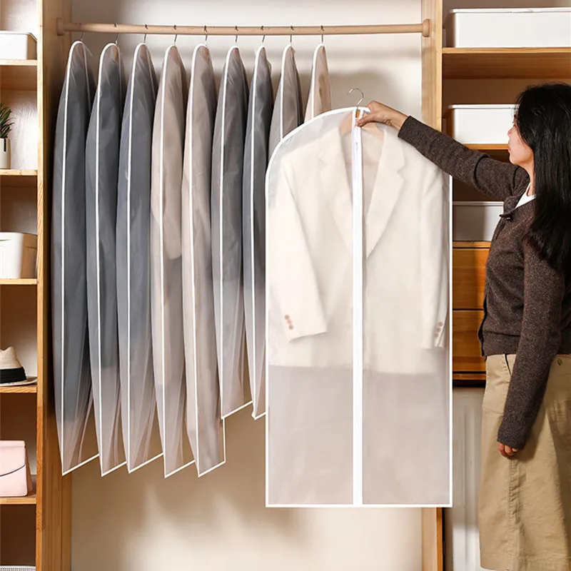 Factory Supply 4pcs In Sale Clothes Hanging Suit Cover Bag Dress Suit Coat Dust Cover Home Organizer Wardrobe Hang Garment Bag
Factory Supply 4pcs In Sale Clothes Hanging Suit Cover Bag Dress Suit Coat Dust Cover Home Organizer Wardrobe Hang Garment Bag