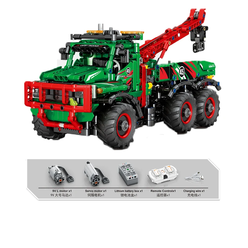 City project High-Tech APP remote control 6x6 All Terrain Tow Truck technical truck car model building blocks toy Christmas gift
City project High-Tech APP remote control 6x6 All Terrain Tow Truck technical truck car model building blocks toy Christmas gift