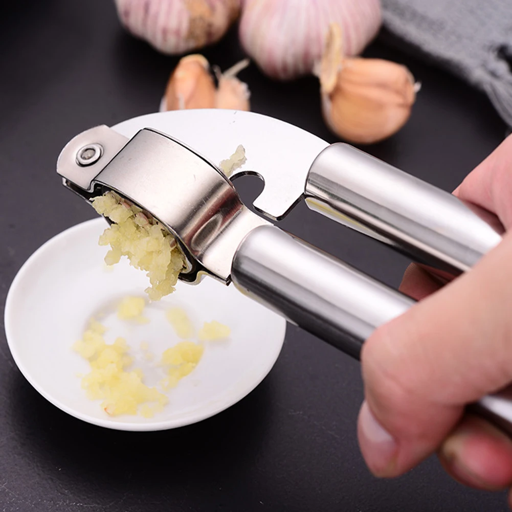 Garlic Press Crusher Mincer Kitchen Stainless Steel Garlic Smasher Squeezer Manual Press Grinding Tool Kitchen Accessories
Garlic Press Crusher Mincer Kitchen Stainless Steel Garlic Smasher Squeezer Manual Press Grinding Tool Kitchen Accessories