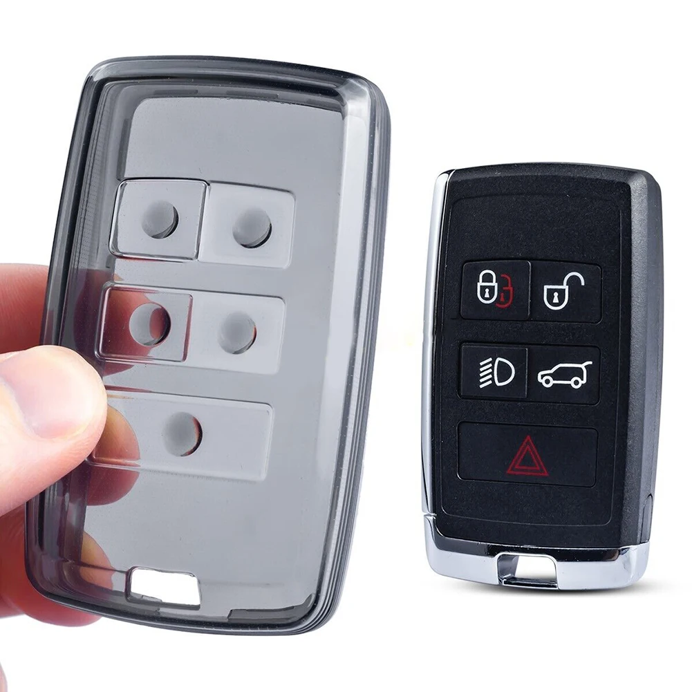 Transparent Black Car Key Fob Cover Case For Jaguar For Range Rover For Land Rover Discovery 2020-2023 TPU Key Case
Transparent Black Car Key Fob Cover Case For Jaguar For Range Rover For Land Rover Discovery 2020-2023 TPU Key Case