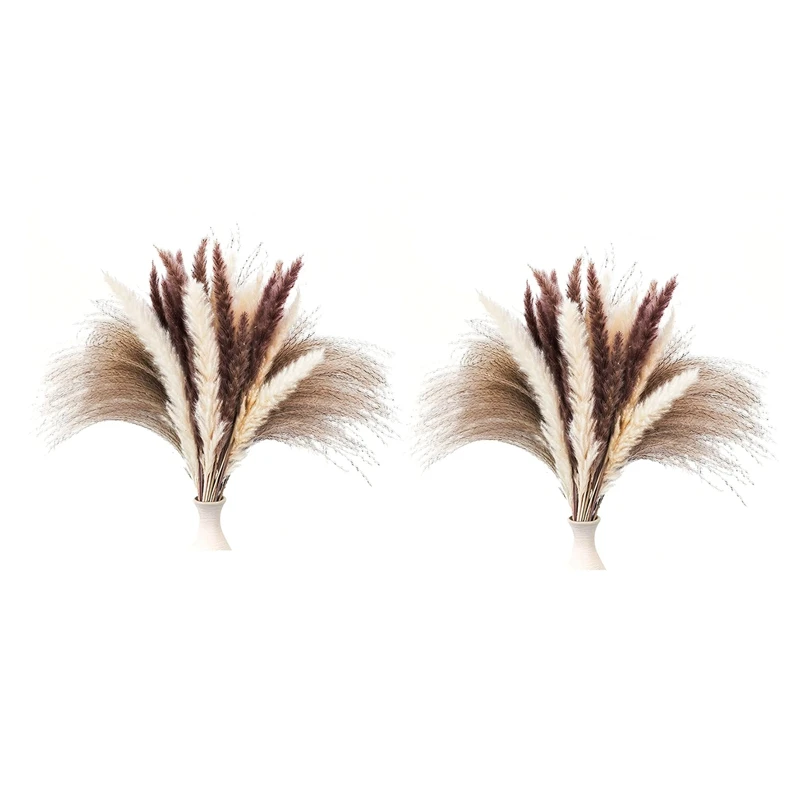 120Pcs Dried Pampas Grass Decor 17 Inch Natural Pampas Floral/ Dried Pampas Grass For Flower Arrangements Wedding Decor
120Pcs Dried Pampas Grass Decor 17 Inch Natural Pampas Floral/ Dried Pampas Grass For Flower Arrangements Wedding Decor
