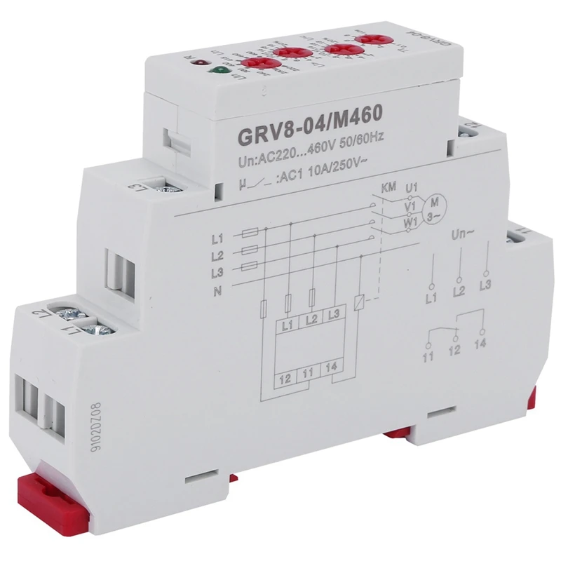 3X GRV8-04 M460 3-Phase Voltage Monitoring Relay Phase Sequence Phase Failure Protection Voltage Control Relay 
3X GRV8-04 M460 3-Phase Voltage Monitoring Relay Phase Sequence Phase Failure Protection Voltage Control Relay