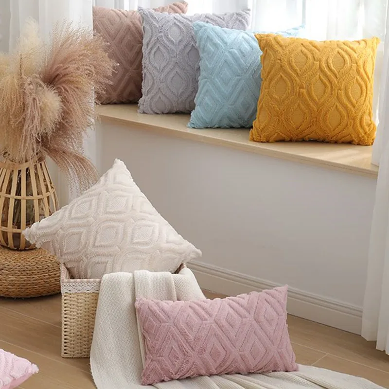 Nordic style Geometric Square Plush Pillowcase Home Sofa Office Cushion Solid Color Pillow Cover for Cushion Home Decoration
Nordic style Geometric Square Plush Pillowcase Home Sofa Office Cushion Solid Color Pillow Cover for Cushion Home Decoration