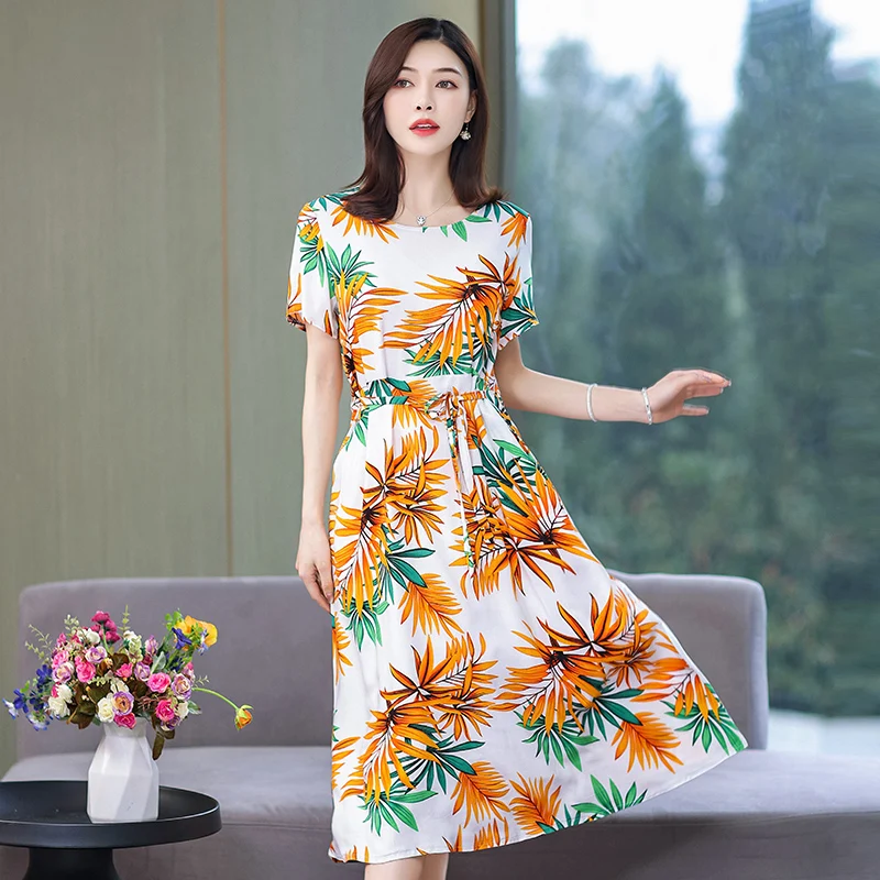 New Dress Women Summer Sundress 2022 Casual Short Sleeve Plus Size Vestidos Print Vintage Summer Dress Female O-Neck dresses
New Dress Women Summer Sundress 2022 Casual Short Sleeve Plus Size Vestidos Print Vintage Summer Dress Female O-Neck dresses