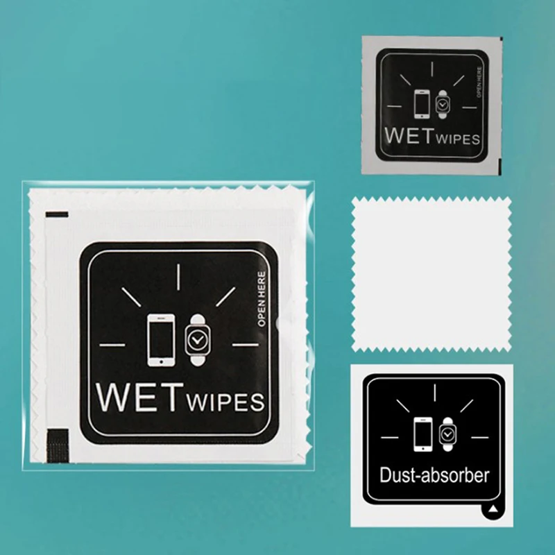10sets Wet Wipes Dust Paper Cleaning Cloth Paste film tool set For Tempered Glass Phone Screen Camera Lens LCD Screens
10sets Wet Wipes Dust Paper Cleaning Cloth Paste film tool set For Tempered Glass Phone Screen Camera Lens LCD Screens