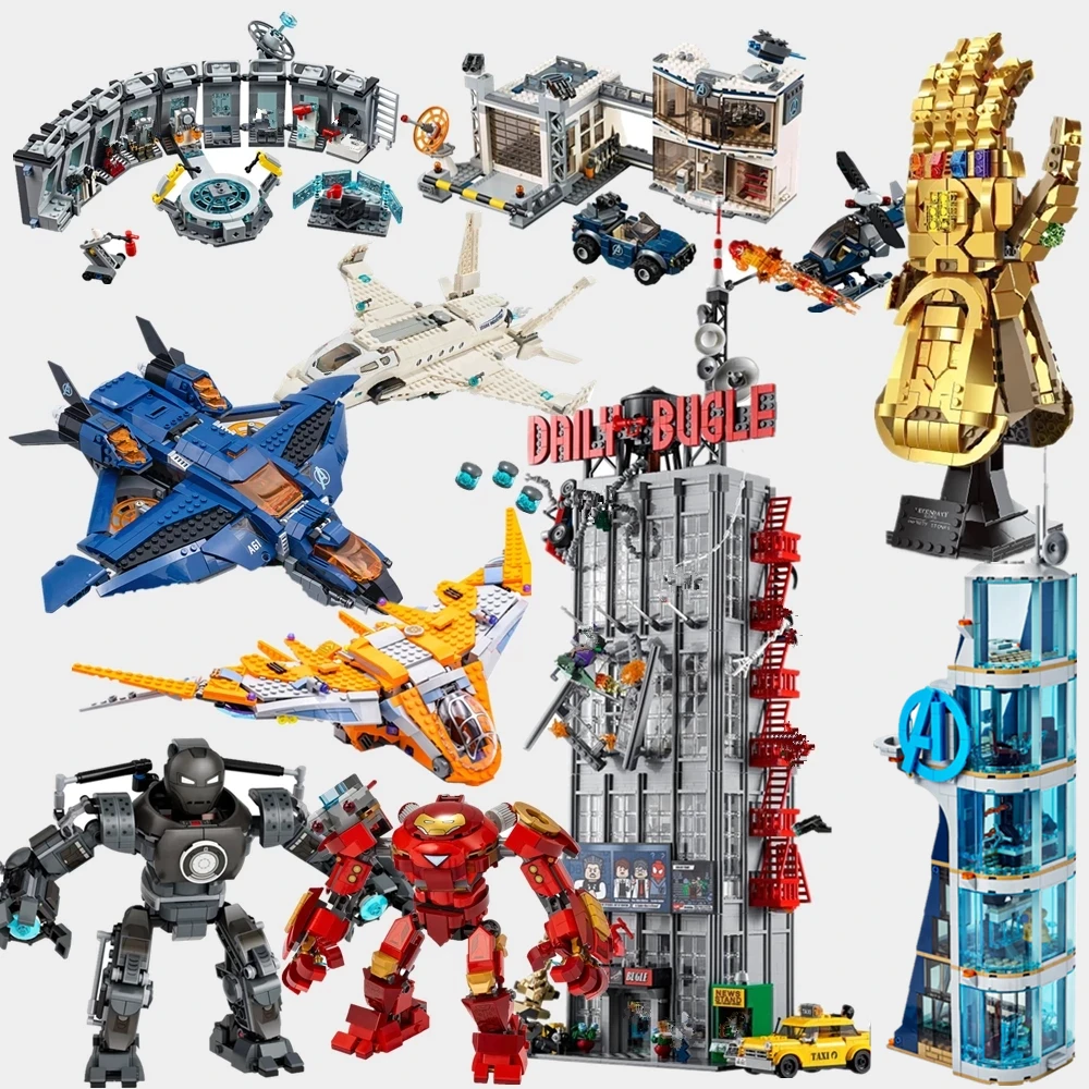 Marvel Avengers Spiderman Ironman Quinjet Headquarter Tower Robot Figures Infinity Strange 76178 Building Blocks Bricks Toy Gift
Marvel Avengers Spiderman Ironman Quinjet Headquarter Tower Robot Figures Infinity Strange 76178 Building Blocks Bricks Toy Gift