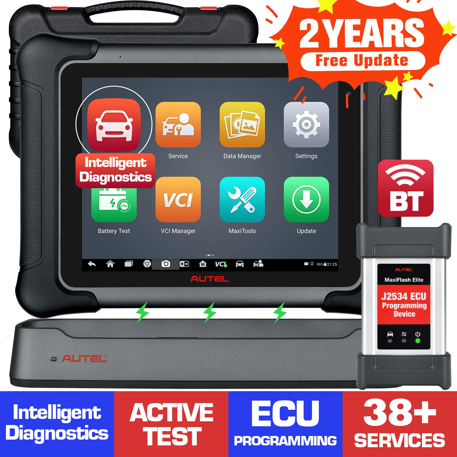 Autel Maxisys Elite2 Car Intelligent Diagnostic Tool ECU Coding&Programming Code Reader OBD2 Bi-Directional Control PK MK908P
Autel Maxisys Elite2 Car Intelligent Diagnostic Tool ECU Coding&Programming Code Reader OBD2 Bi-Directional Control PK MK908P