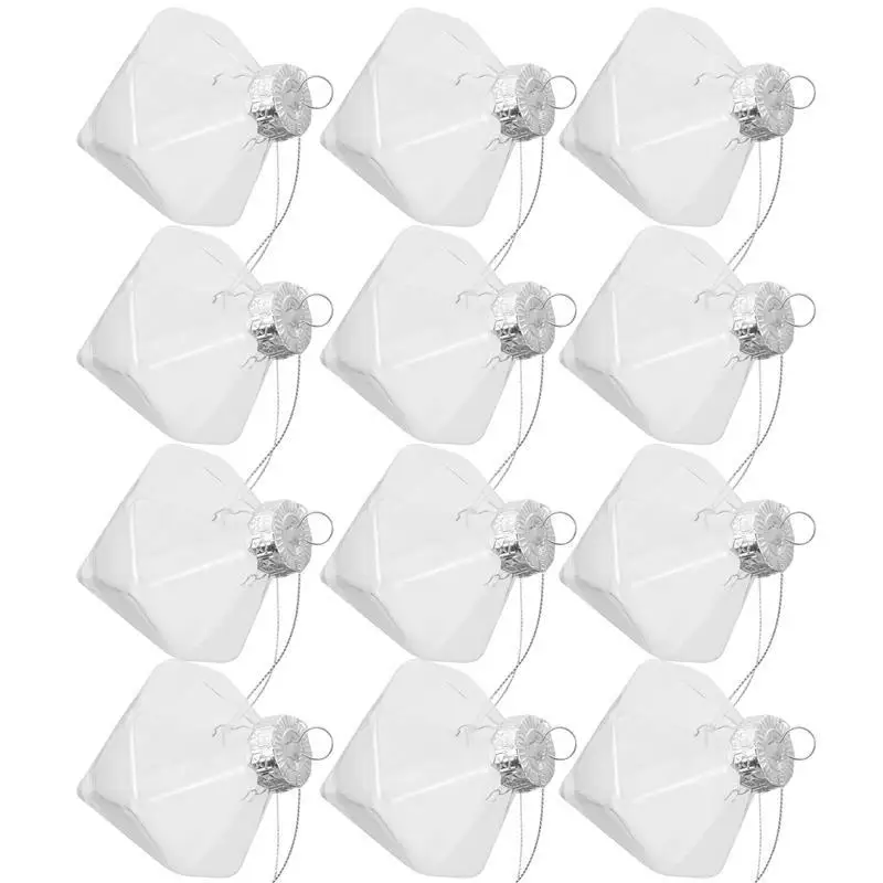 Прозрачные ромбовидные шары для декора 
Прозрачные ромбовидные шары для декора