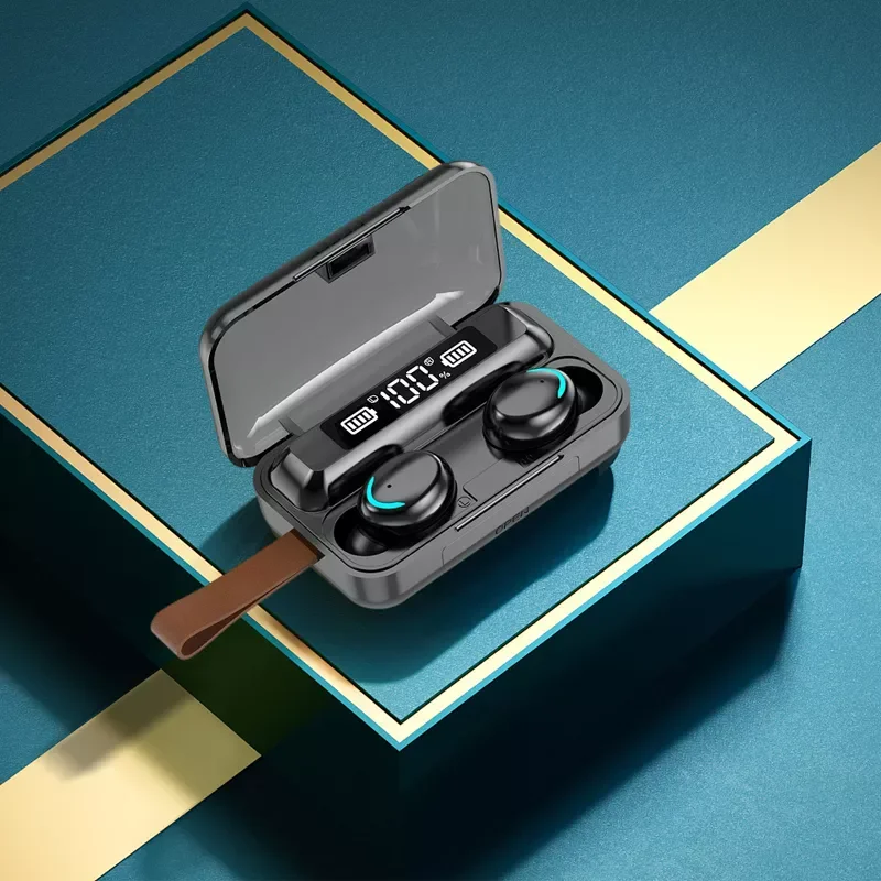 F9 Bluetooth Wireless Headphones IPX7 Waterproof Ear Hooks Bluetooth Earphones Noise Reduction HiFi Stereo headsets New
F9 Bluetooth Wireless Headphones IPX7 Waterproof Ear Hooks Bluetooth Earphones Noise Reduction HiFi Stereo headsets New
