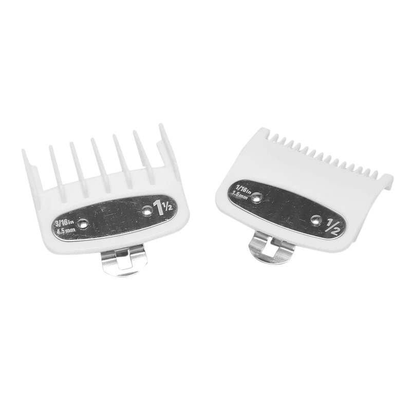 2PCS/Set Hair Clipper Combs Guide Kit Hair Trimmer Guards Attachments 1.5MM/4.5MM For WAHL Hair Clipper
2PCS/Set Hair Clipper Combs Guide Kit Hair Trimmer Guards Attachments 1.5MM/4.5MM For WAHL Hair Clipper