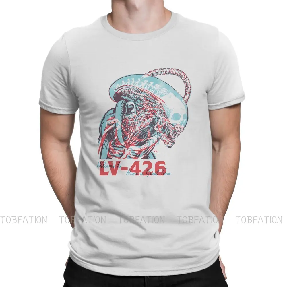 Футболка с надписью Aliens для мужчин Welcome LV-426 Humor Повседневная футболка необычная