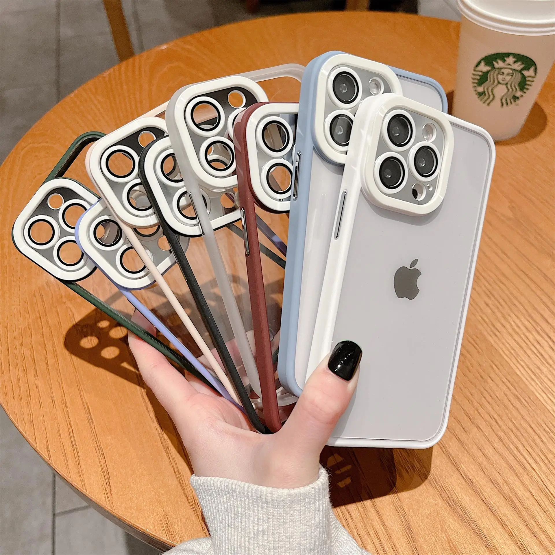 Чехол для iPhone 13 12 11 Pro Max, роскошный красочный силиконовый ударопрочный бампер, прозрачный жесткий чехол с защитной пленкой для объектива
Чехол для iPhone 13 12 11 Pro Max, роскошный красочный силиконовый ударопрочный бампер, прозрачный жесткий чехол с защитной пленкой для объектива