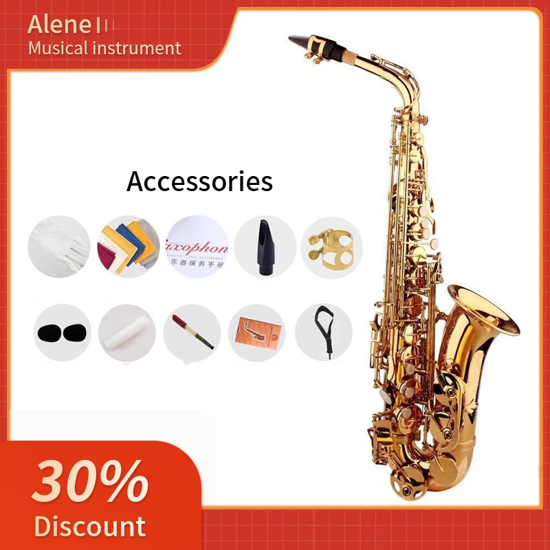 High quality alto saxofon professional playing alto saxophone EB woodwind with accessories saxofon alto profesional
High quality alto saxofon professional playing alto saxophone EB woodwind with accessories saxofon alto profesional