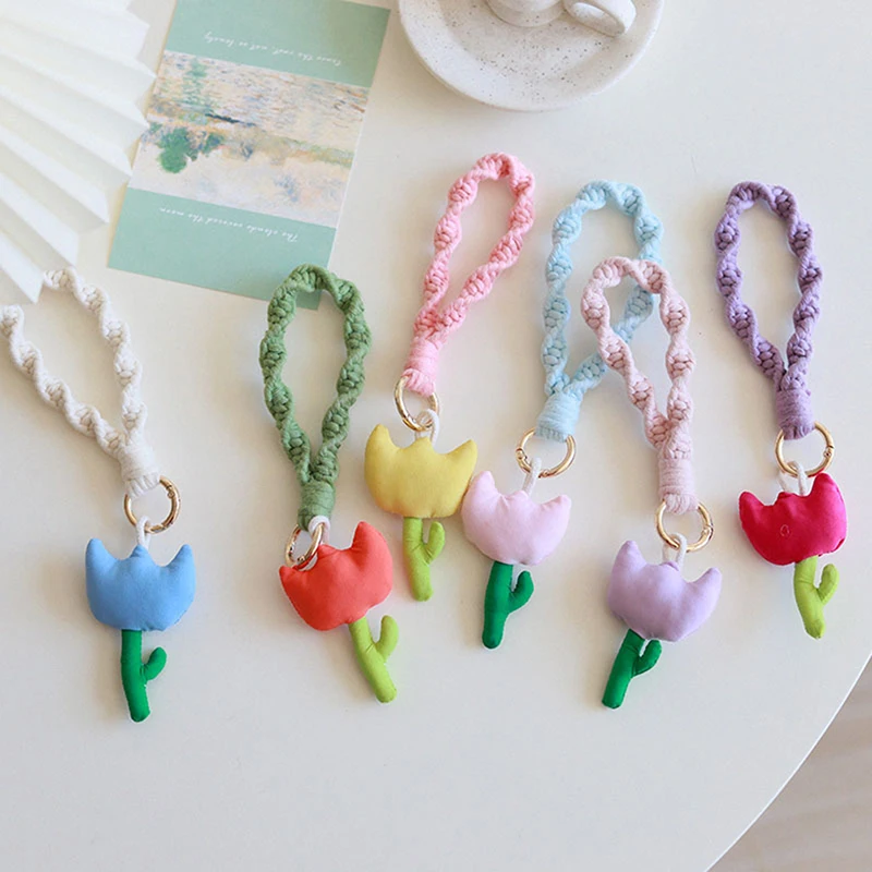 Cute Keychains For Women Fabric Tulip Flower Woven Wristband Bracelet Key Chains Colorful Flowers Car Keychains
Cute Keychains For Women Fabric Tulip Flower Woven Wristband Bracelet Key Chains Colorful Flowers Car Keychains