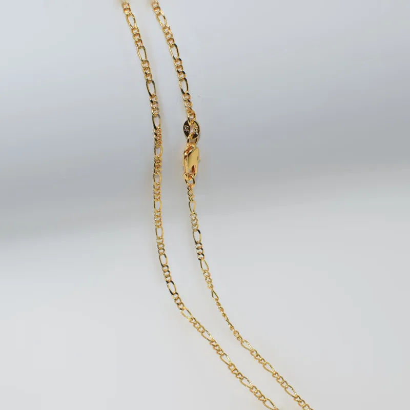 Wholesale Gold Filled Color Fashion Jewelry Figaro Link Chain 2MM 16-30Inches Necklace
Wholesale Gold Filled Color Fashion Jewelry Figaro Link Chain 2MM 16-30Inches Necklace