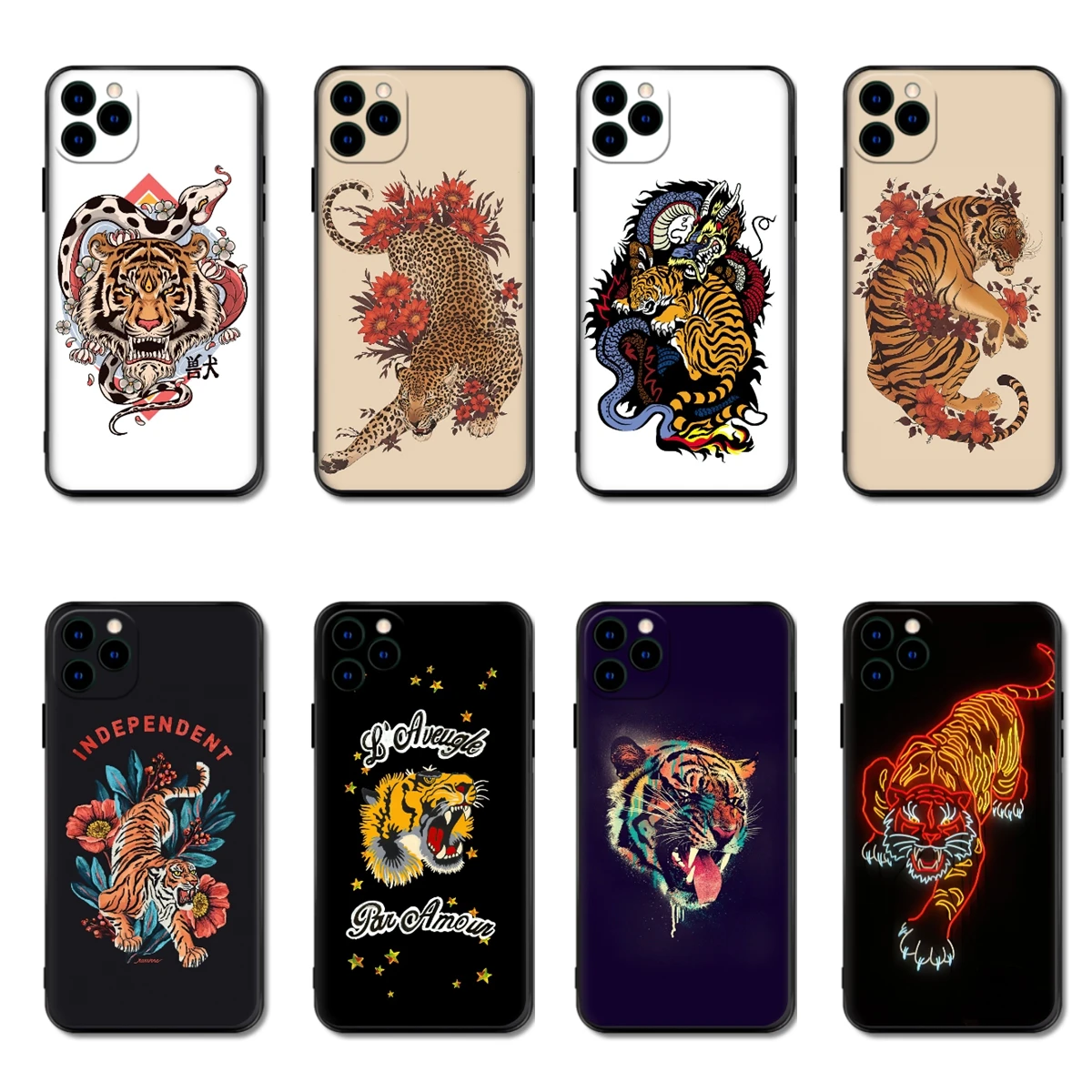 Fashion Tiger soft Case For iPhone 13 12 11 Pro Max mini 7 8 6 6S Plus XR X XS MAX SE phone Cover Luxury brand Retro fundas capa
Fashion Tiger soft Case For iPhone 13 12 11 Pro Max mini 7 8 6 6S Plus XR X XS MAX SE phone Cover Luxury brand Retro fundas capa