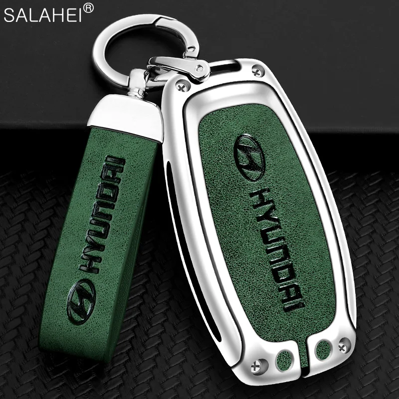 Car Metal Leather Key Case Cover Protection For Hyundai i30 ix25 Elantra Solaris Azera Grandeur Ig TM Accent Santa Fe Palisade
Car Metal Leather Key Case Cover Protection For Hyundai i30 ix25 Elantra Solaris Azera Grandeur Ig TM Accent Santa Fe Palisade