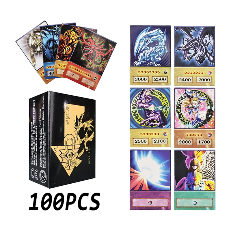 Yugioh Card 100Pcs Sheets/Box New Game king Three Fantasy Gods Classic English Board Game Card
Yugioh Card 100Pcs Sheets/Box New Game king Three Fantasy Gods Classic English Board Game Card