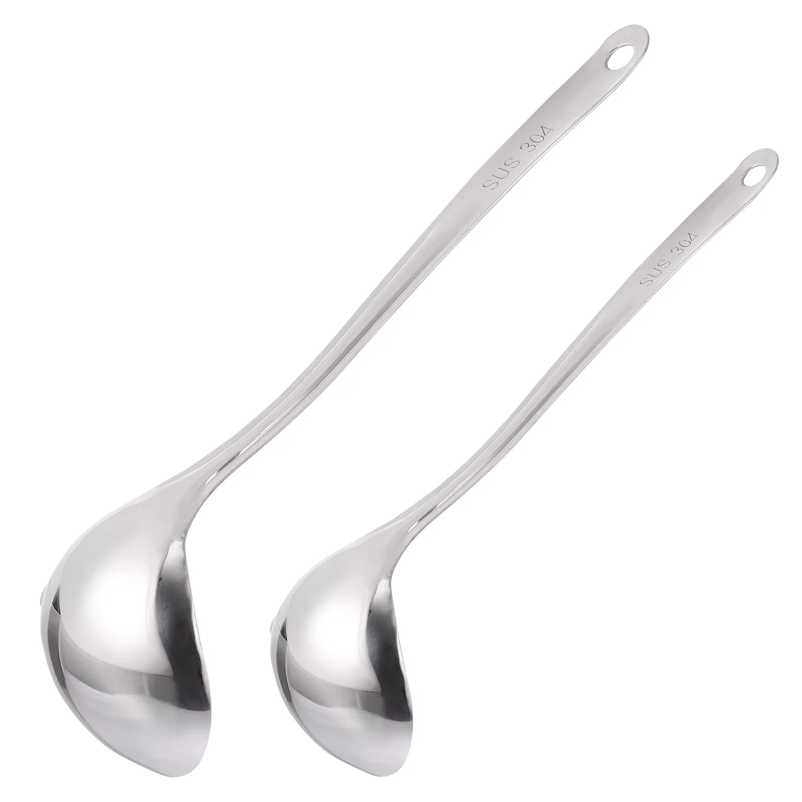 2pcs Stainless Steel Soup Ladle Scoop Oil Separators Spoons Scoops Skimmer Spoon Soup Colander Tools for Kitchen Cooking
2pcs Stainless Steel Soup Ladle Scoop Oil Separators Spoons Scoops Skimmer Spoon Soup Colander Tools for Kitchen Cooking