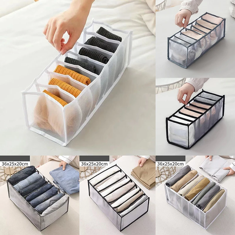 7 Grid Briefs Box Home Foldable Wardrobe Storage Rack Store Underwear Pants Top Storage Box Socks Bra And Underwear Drawer
7 Grid Briefs Box Home Foldable Wardrobe Storage Rack Store Underwear Pants Top Storage Box Socks Bra And Underwear Drawer