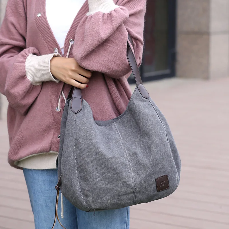 New canvas bag women's fashion all-match Korean style shoulder bag multi-compartment casual large bag
New canvas bag women's fashion all-match Korean style shoulder bag multi-compartment casual large bag