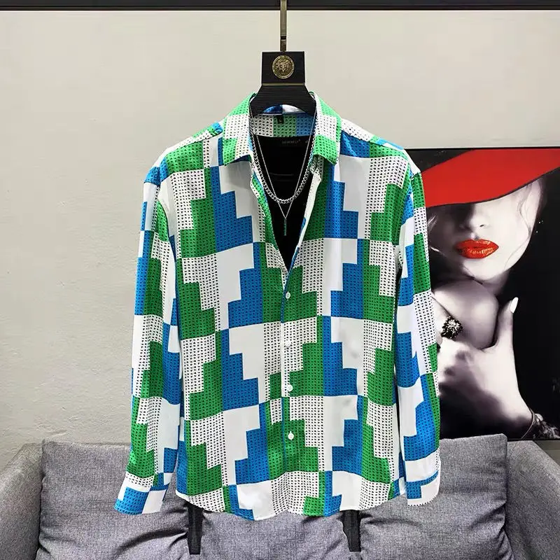 Luxury Men's Long-sleeved Turn-down Collar Shirts Casual Loose Linen Shirt Blouse Tops Slim Design Male Fashion Clothing V118
Luxury Men's Long-sleeved Turn-down Collar Shirts Casual Loose Linen Shirt Blouse Tops Slim Design Male Fashion Clothing V118