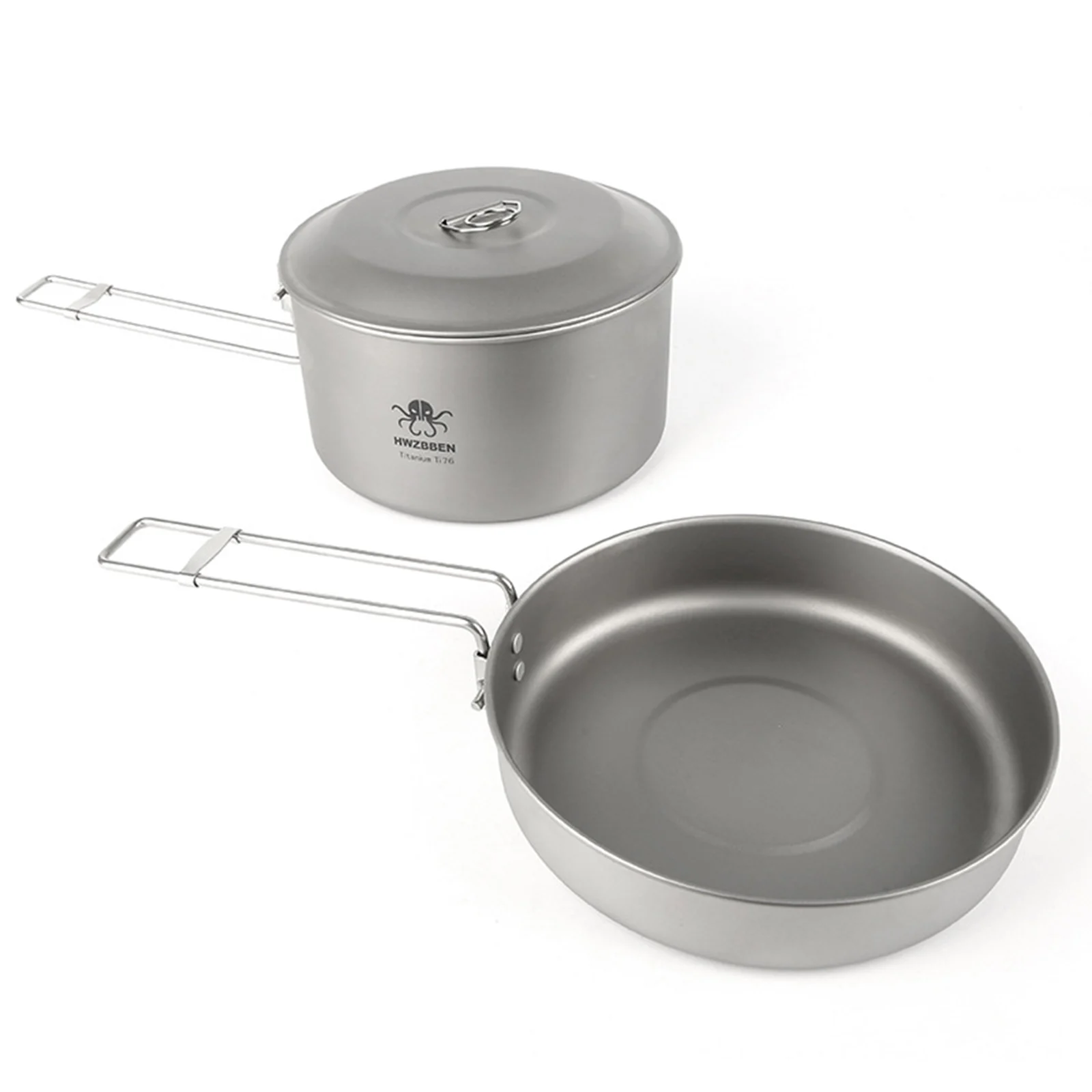 Titanium Pot Cookware Set 3-in-1 Camping Supplies Folding Handle Outdoor TA-1 Titanium With Lid For Camping Hiking
Titanium Pot Cookware Set 3-in-1 Camping Supplies Folding Handle Outdoor TA-1 Titanium With Lid For Camping Hiking