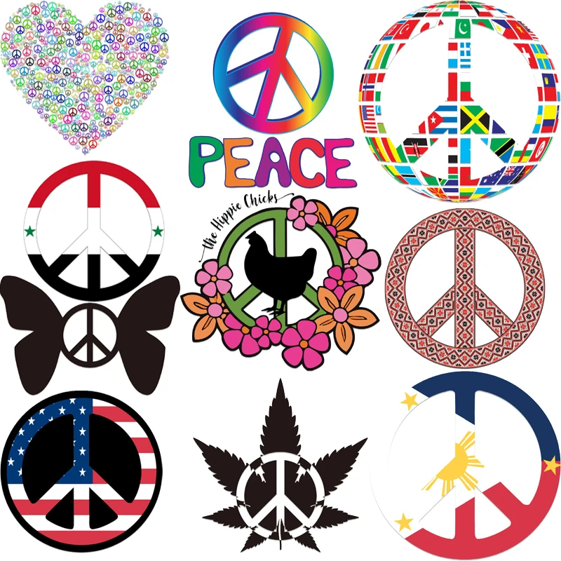 Peace Sign Thermal Stickers on Clothes Flower Round Patch Badges Butterfly Heart Iron-on Transfers for Clothing T-Shirt Applique
Peace Sign Thermal Stickers on Clothes Flower Round Patch Badges Butterfly Heart Iron-on Transfers for Clothing T-Shirt Applique