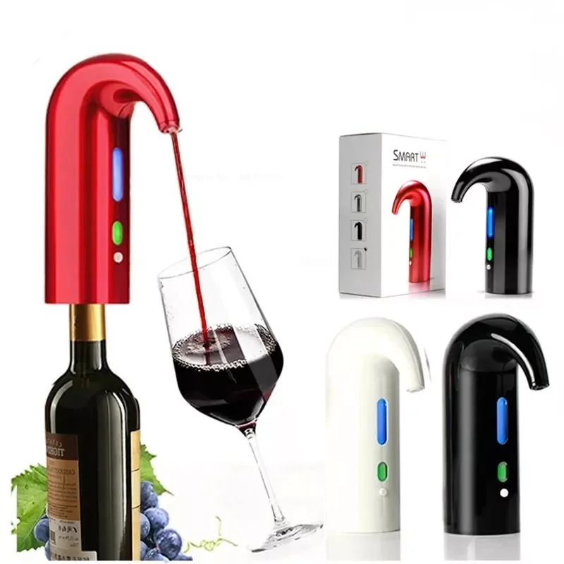 Electric Wine Pourer Wine Aerator Portable Pourer Instant Wine Decanter Dispenser Pump One-Touch Automatic USB Rechargeable
Electric Wine Pourer Wine Aerator Portable Pourer Instant Wine Decanter Dispenser Pump One-Touch Automatic USB Rechargeable