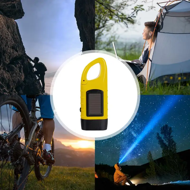 Hand Crank Solar Powered Flashlight Emergency Rechargeable Led Flashlights Self Powered Charging Torch Light Flash Lamp Fishing
Hand Crank Solar Powered Flashlight Emergency Rechargeable Led Flashlights Self Powered Charging Torch Light Flash Lamp Fishing