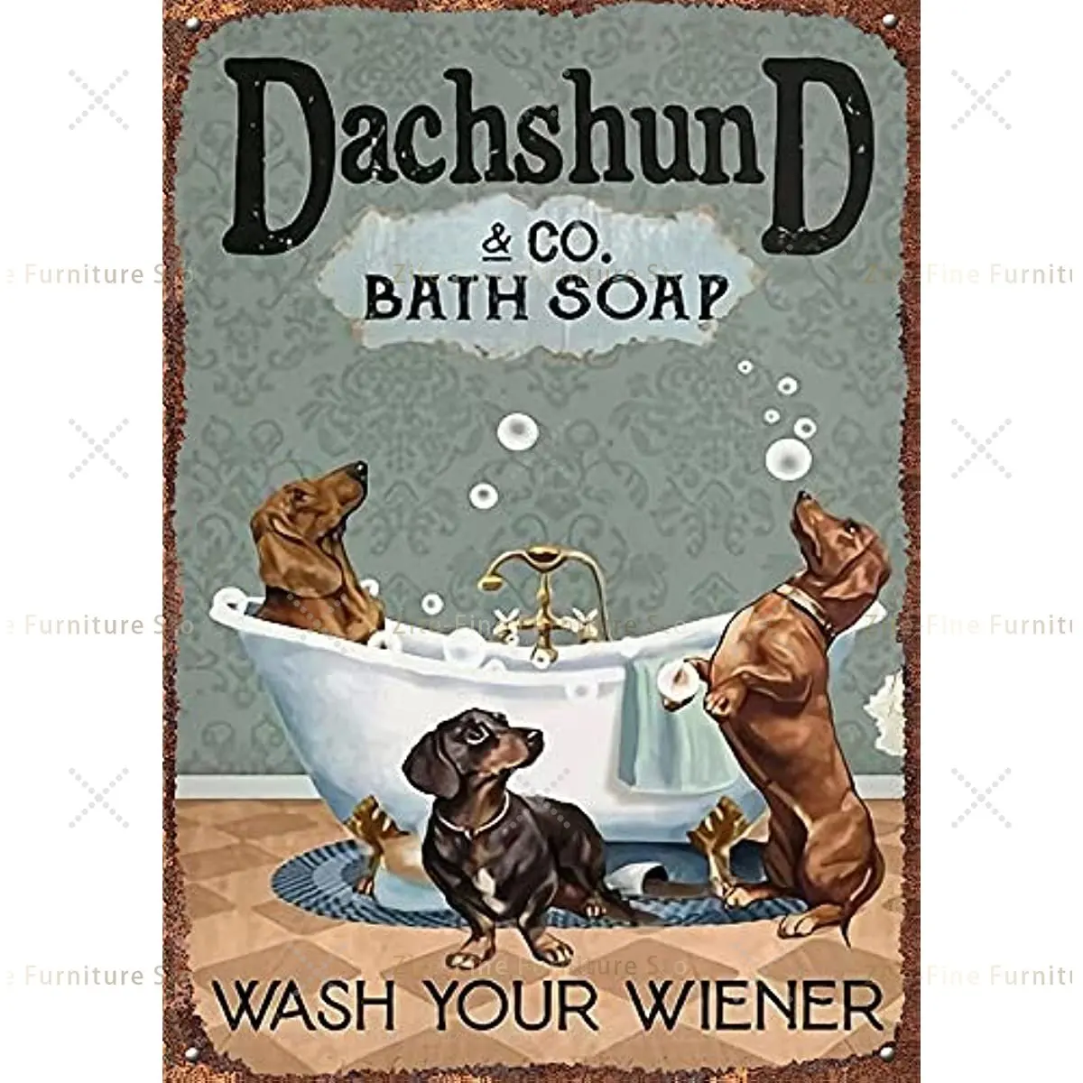 Dog Co. Bath Soap,Metal Tin Sign,Wall Decor Art Cave Bar Club Cafe Store Retro Signs Home Decoration 8X12INCH
Dog Co. Bath Soap,Metal Tin Sign,Wall Decor Art Cave Bar Club Cafe Store Retro Signs Home Decoration 8X12INCH