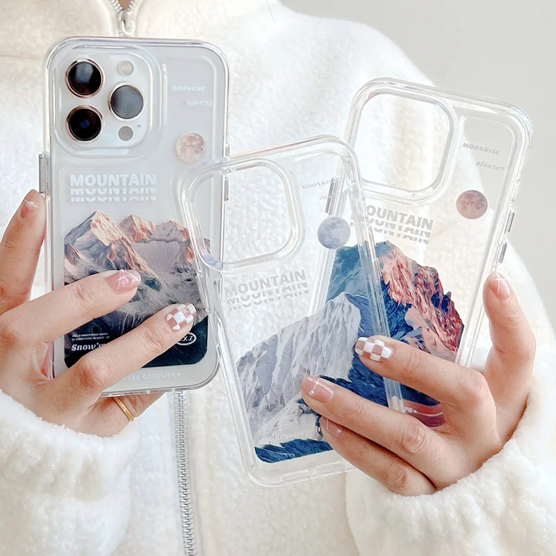 Snow Mountain Transparent Phone Case For Huawei P50 P40 P30 Pro Mate 40 30 20 Pro For Huawei Honor 60 30 50 Pro SE Clear Cover 
Snow Mountain Transparent Phone Case For Huawei P50 P40 P30 Pro Mate 40 30 20 Pro For Huawei Honor 60 30 50 Pro SE Clear Cover