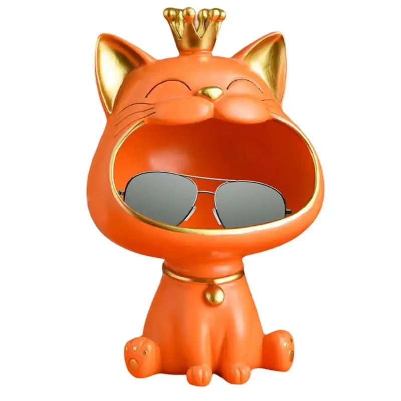 Resin Lucky Big Mouth Cat Statue Sculpture Home Table Decoration Miniature Figurine Sundries Storage Box Modern Art Ornaments
Resin Lucky Big Mouth Cat Statue Sculpture Home Table Decoration Miniature Figurine Sundries Storage Box Modern Art Ornaments