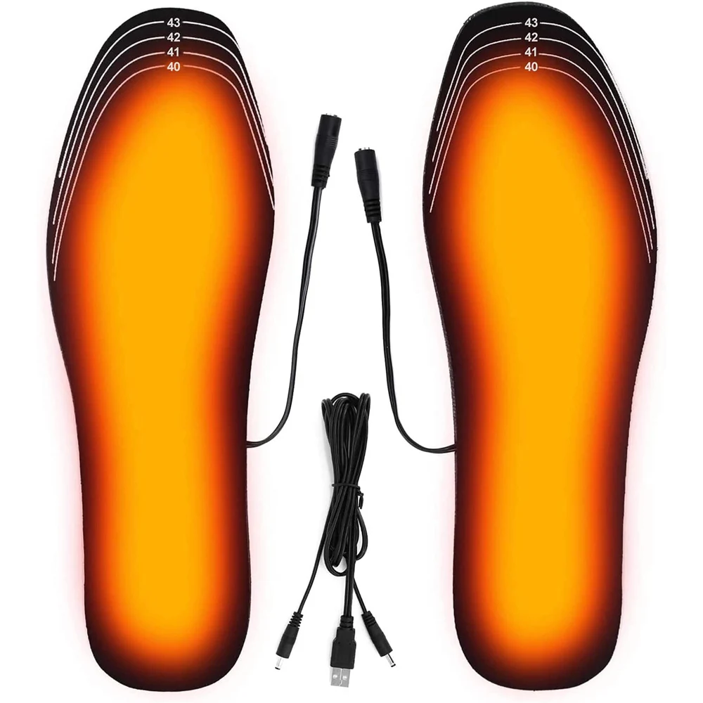 Electric Heated Insoles USB Heating Shoes Sock Pad Feet Warmer Winter Thermal Heated Insoles Washable Full Foot Fever Unisex
Electric Heated Insoles USB Heating Shoes Sock Pad Feet Warmer Winter Thermal Heated Insoles Washable Full Foot Fever Unisex