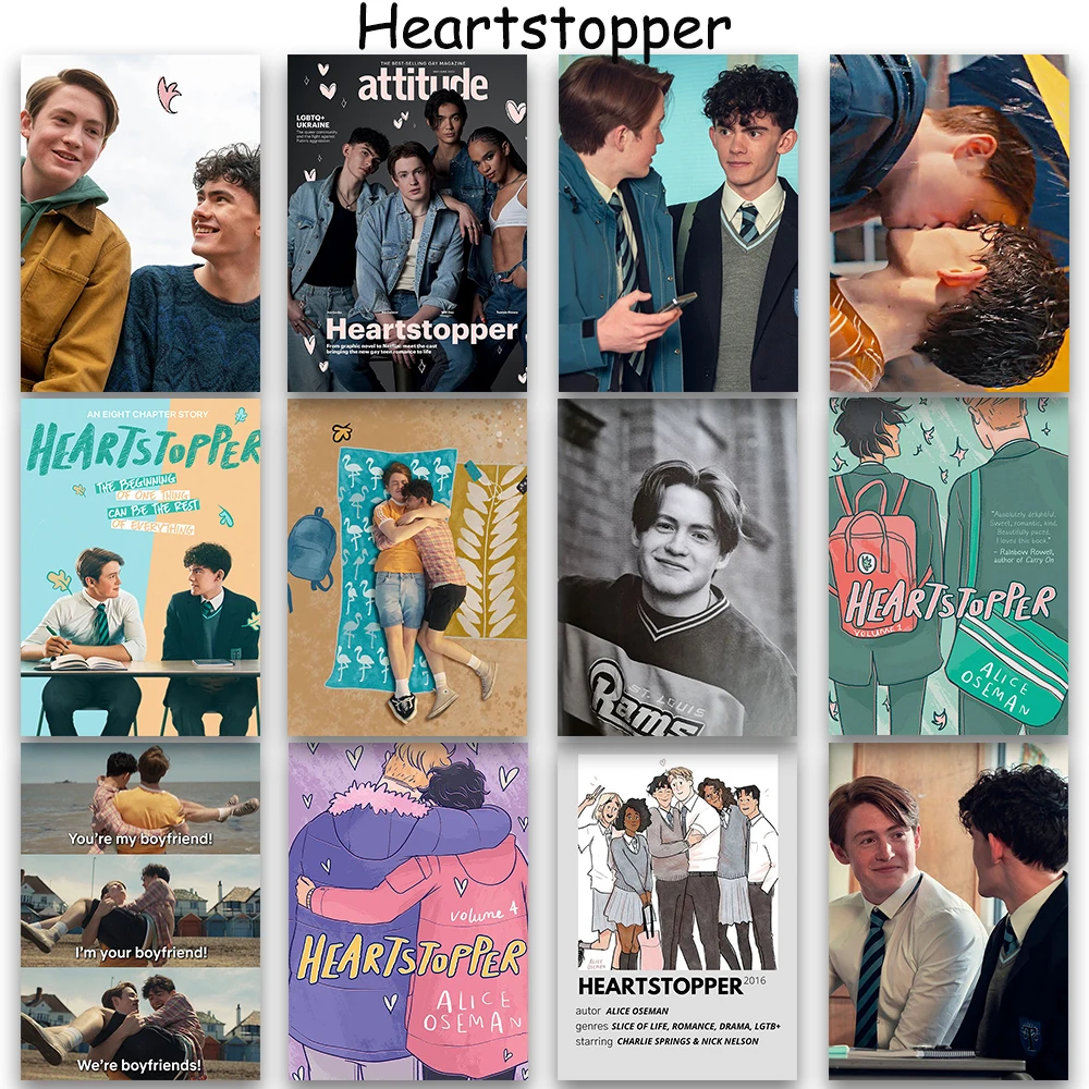 Heartstopper 2022 Arrivals Movie Poster wallpaper Nostalgia decor living room bar decoration Cartoon sticker Bedroom painting
Heartstopper 2022 Arrivals Movie Poster wallpaper Nostalgia decor living room bar decoration Cartoon sticker Bedroom painting