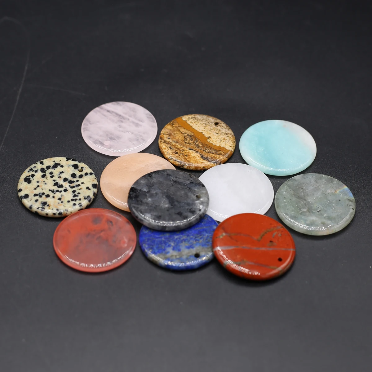 Rose Quartz Amazonite Jade Tiger Eye Stone Natural Round Disc Pendant 30mm For Jewelry MakingDIY Necklace Accessories
Rose Quartz Amazonite Jade Tiger Eye Stone Natural Round Disc Pendant 30mm For Jewelry MakingDIY Necklace Accessories