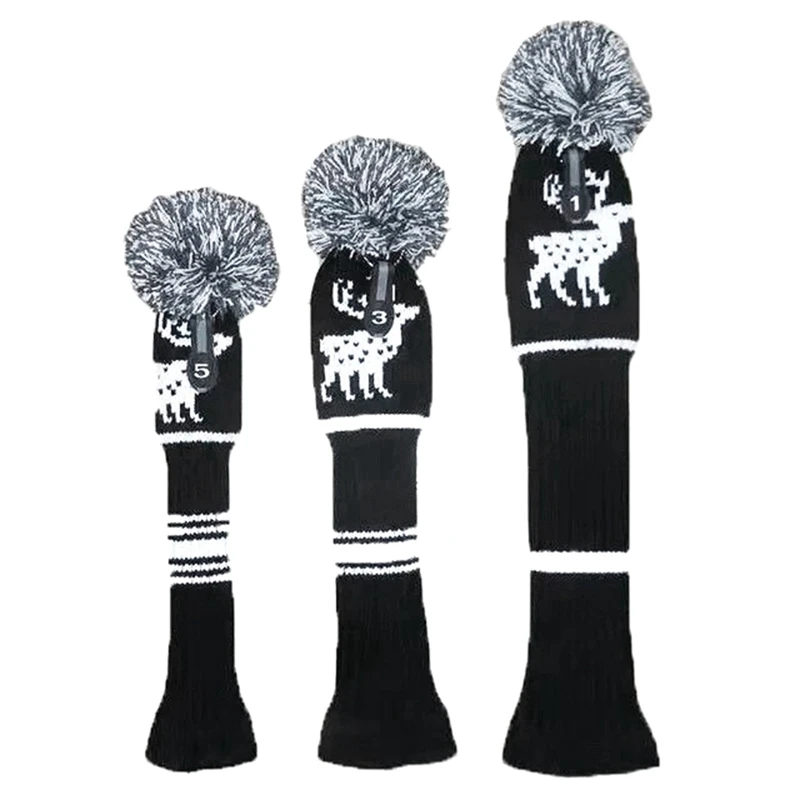 ELOS-Golf Clubs 3 Pcs/Set Knitted Hybrid UT Driver Fairway Wood Golf Head Covers 1 3 5 Wood Headcover
ELOS-Golf Clubs 3 Pcs/Set Knitted Hybrid UT Driver Fairway Wood Golf Head Covers 1 3 5 Wood Headcover