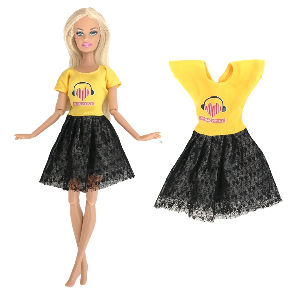 NK Official Handmade Doll Dress Outfit Yellow Lace Skirt Fashion Casual Wear Girl Clothes for Barbie Doll Accessories Toy
NK Official Handmade Doll Dress Outfit Yellow Lace Skirt Fashion Casual Wear Girl Clothes for Barbie Doll Accessories Toy
