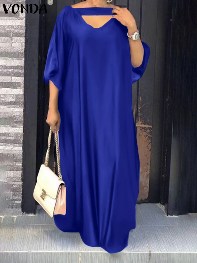 VONDA Y2K Summer Fashion Dress Sexy Half Sleeve Party Long Vestido Hollow Out Sundress Summer Women Casual Holiday Dress
VONDA Y2K Summer Fashion Dress Sexy Half Sleeve Party Long Vestido Hollow Out Sundress Summer Women Casual Holiday Dress