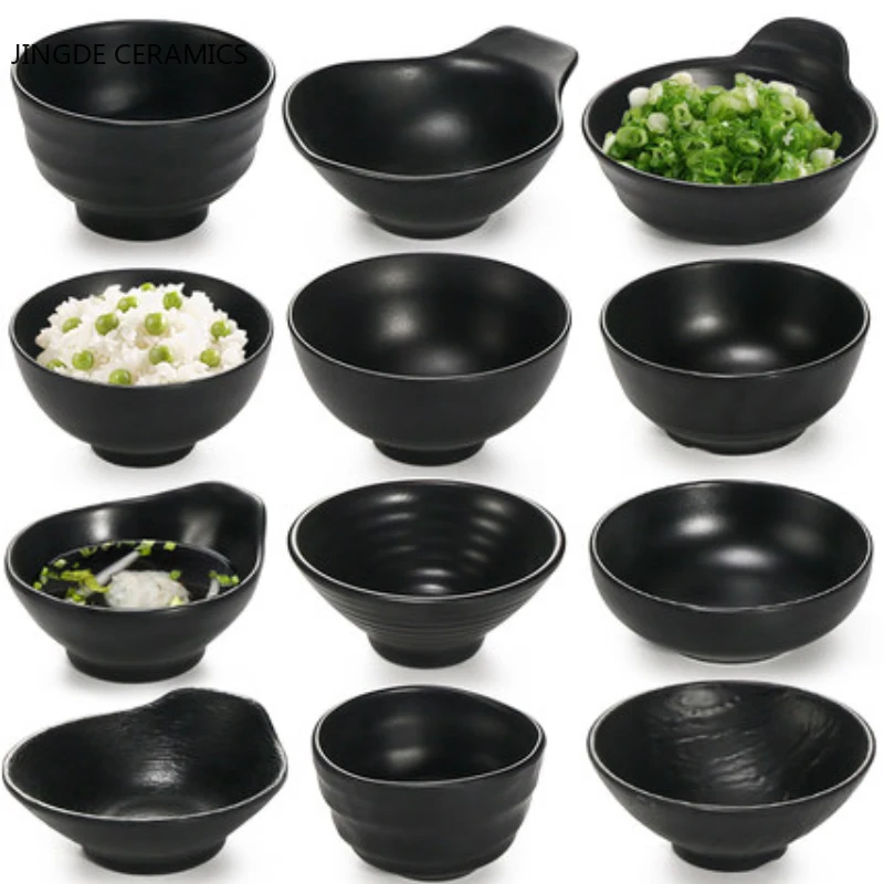 WSHYUFEI Melamine Noodle Bowl Black Food Grade Plastic Soup Bowl Sauce Relish Rice Bowl Spices Seasoning Dish Hot Pot Tableware
WSHYUFEI Melamine Noodle Bowl Black Food Grade Plastic Soup Bowl Sauce Relish Rice Bowl Spices Seasoning Dish Hot Pot Tableware