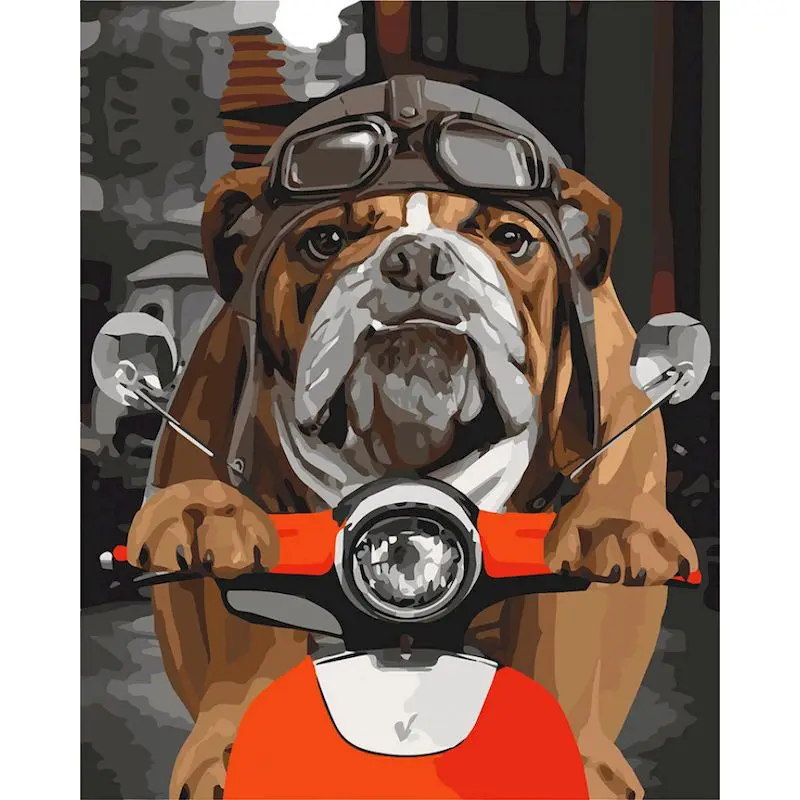 CHENISTORY Paint By Number Motorcycle Puppy Drawing On Canvas Handpainted Art Gift Diy Pictures By Number Animal Kits Home Decor
CHENISTORY Paint By Number Motorcycle Puppy Drawing On Canvas Handpainted Art Gift Diy Pictures By Number Animal Kits Home Decor