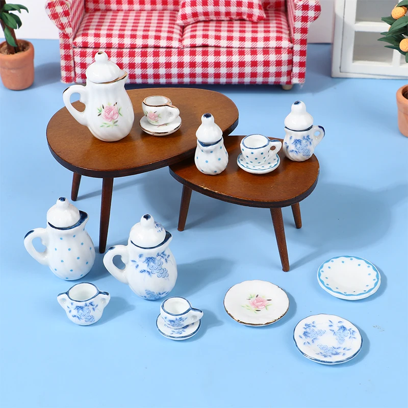 Miniature Food and Play Model Pocket Ceramic Tea Cup Set Tableware Kitchen Teapot DIY Toys Dollhouse Accessories Scale 1:12
Miniature Food and Play Model Pocket Ceramic Tea Cup Set Tableware Kitchen Teapot DIY Toys Dollhouse Accessories Scale 1:12
