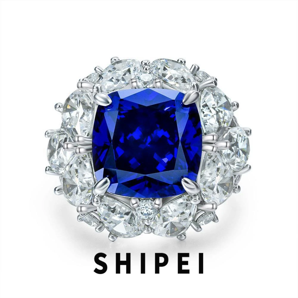 SHIPEI Luxury Solid 925 Sterling Silver 7CT Tanzanite Ruby Gemstone Ring Wedding Engagement Fine Jewelry For Women Wholesale 
SHIPEI Luxury Solid 925 Sterling Silver 7CT Tanzanite Ruby Gemstone Ring Wedding Engagement Fine Jewelry For Women Wholesale