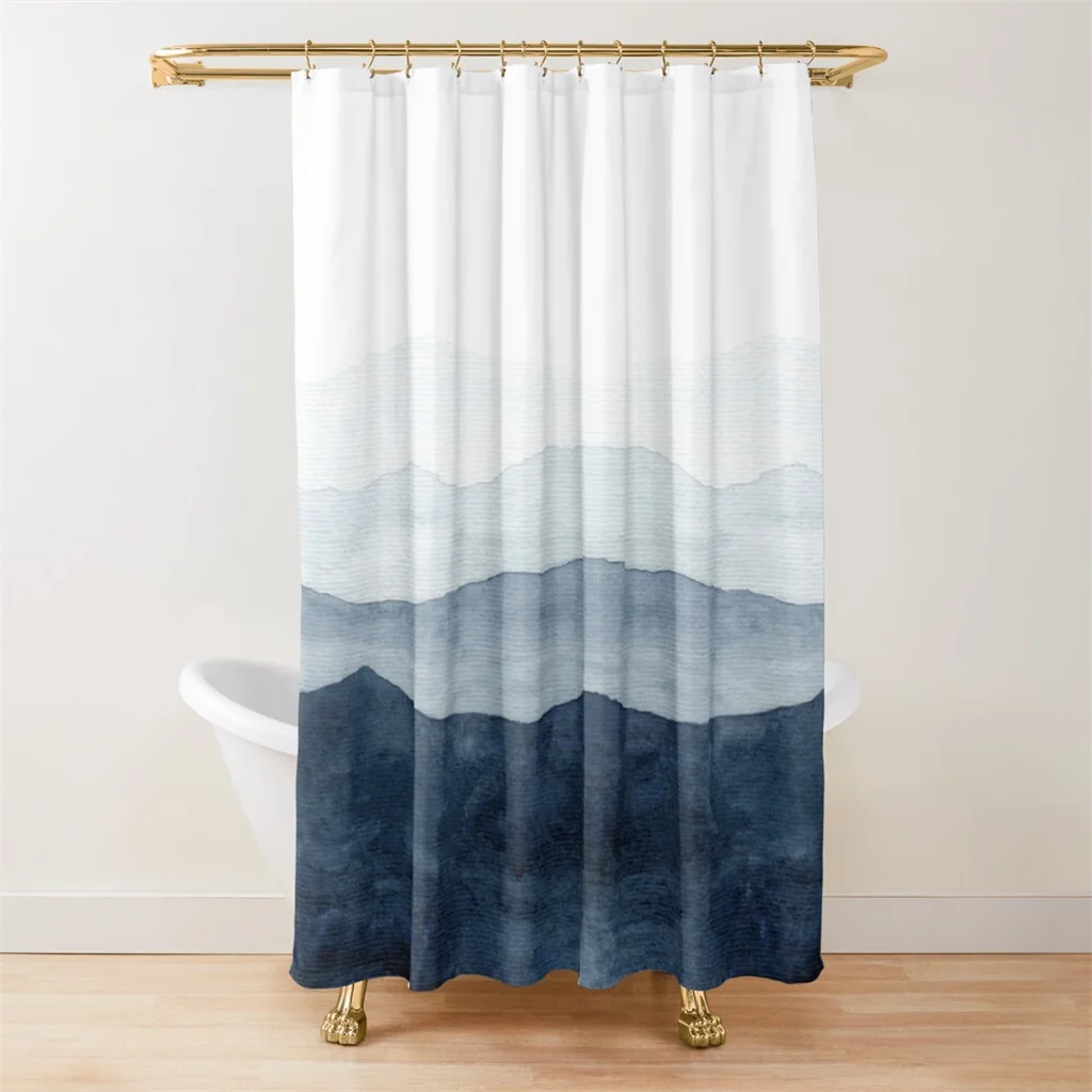 Deluxe High-end Atmospheric Color Gradual Discoloration Bath Curtain Polyester Fiber Waterproof Bath Curtain Bathroom Decoration
Deluxe High-end Atmospheric Color Gradual Discoloration Bath Curtain Polyester Fiber Waterproof Bath Curtain Bathroom Decoration
