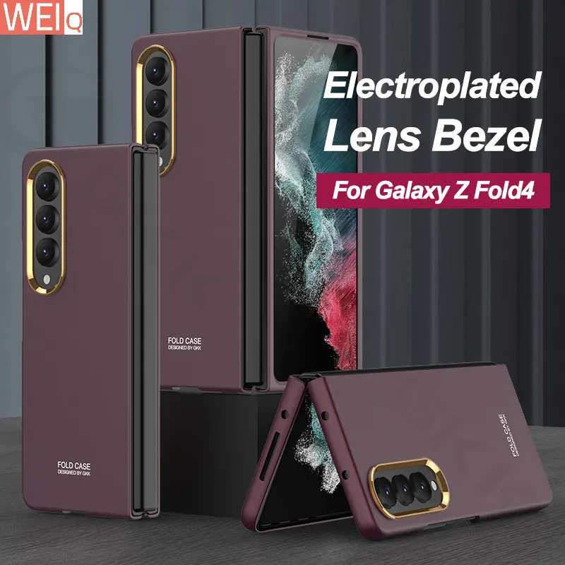 Ultra-thin Anti-knock Matte Cover For Samsung Galaxy Z Fold 4 Case Plated Metal Lens Bezel Hard For Galaxy Z Fold4 Case ZFOLD4
Ultra-thin Anti-knock Matte Cover For Samsung Galaxy Z Fold 4 Case Plated Metal Lens Bezel Hard For Galaxy Z Fold4 Case ZFOLD4