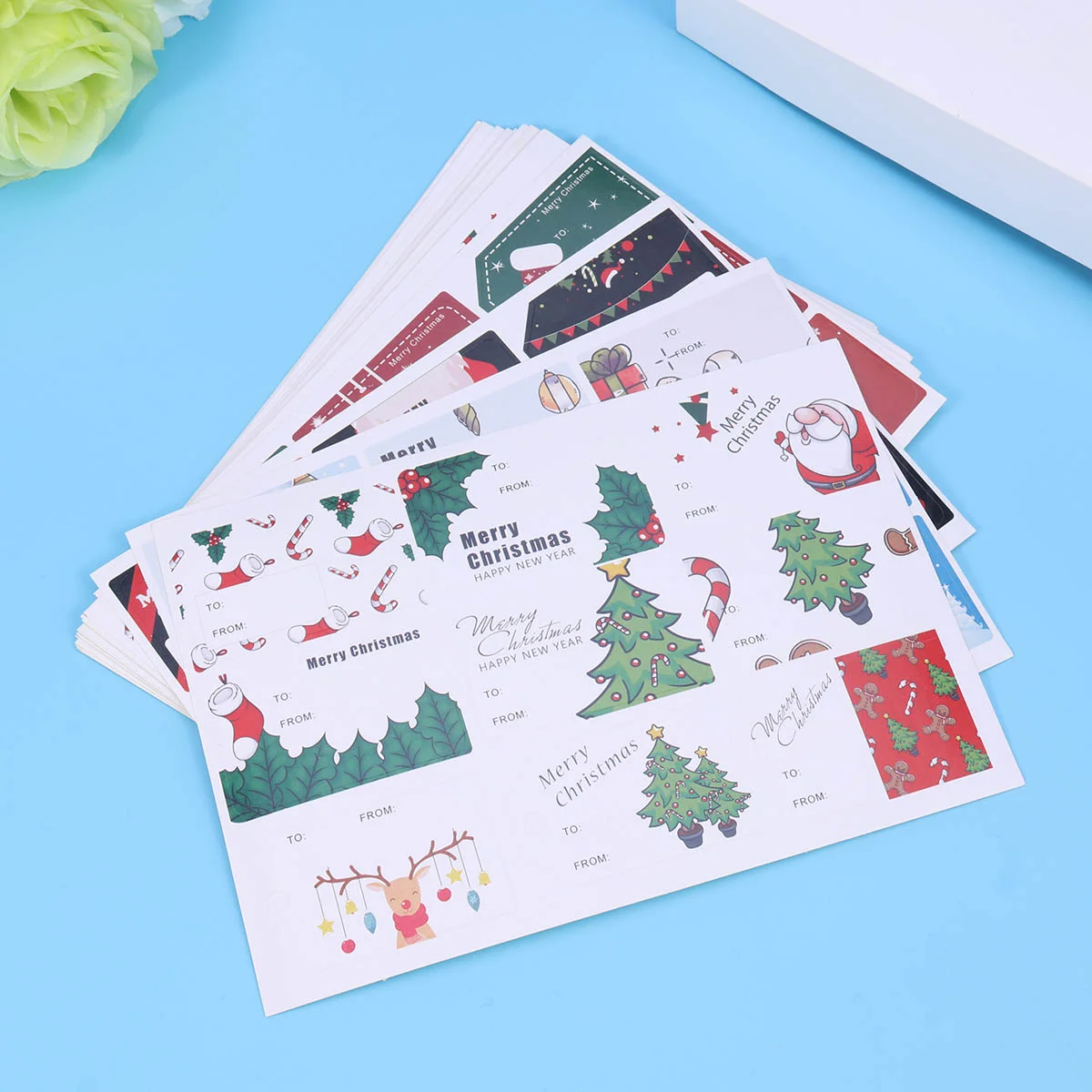 10 Sets Sticker Christmas Self-sticker Adhesive Decorative Label Sticker Paste for Crafts
10 Sets Sticker Christmas Self-sticker Adhesive Decorative Label Sticker Paste for Crafts