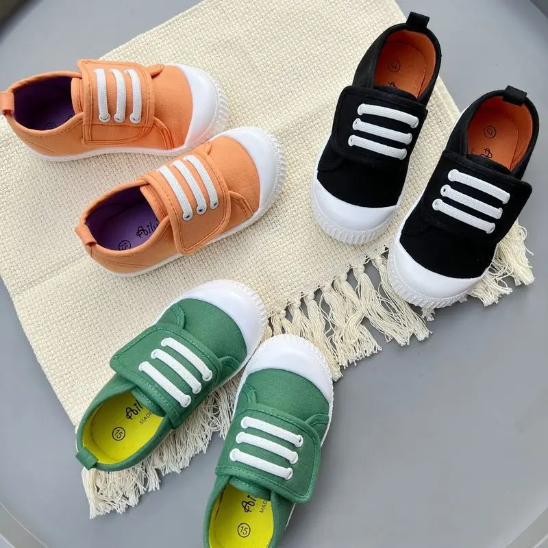 HoneyCherry Children's Color-blocking Canvas Shoes Boys and Girls Kindergarten Shoes
HoneyCherry Children's Color-blocking Canvas Shoes Boys and Girls Kindergarten Shoes