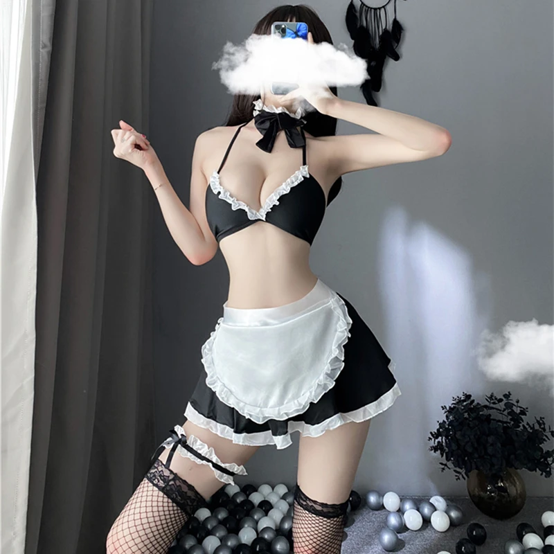 Women Sexy Lingerie Japanese Maid Dress Cosplay Erotic Costumes Women's underwear Slutty Clothes Uniform Porno Role Play Outfit
Women Sexy Lingerie Japanese Maid Dress Cosplay Erotic Costumes Women's underwear Slutty Clothes Uniform Porno Role Play Outfit